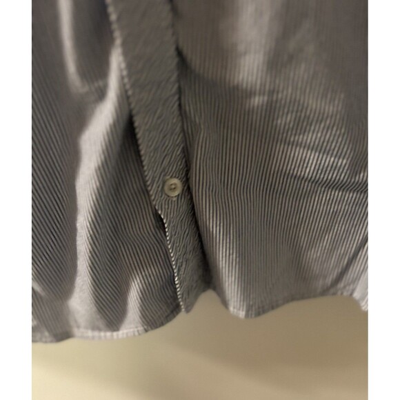 Buffalo David Bitton Slim Fit Men's Size XL/TG Blue Striped Cotton Casual Shirt - Picture 6 of 16